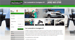 Desktop Screenshot of covington.carkeylocksmith-cincinnati.com