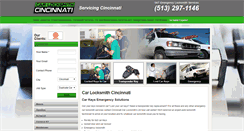 Desktop Screenshot of carkeylocksmith-cincinnati.com
